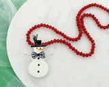 Rustic Snowman Christmas Pin/Pendant